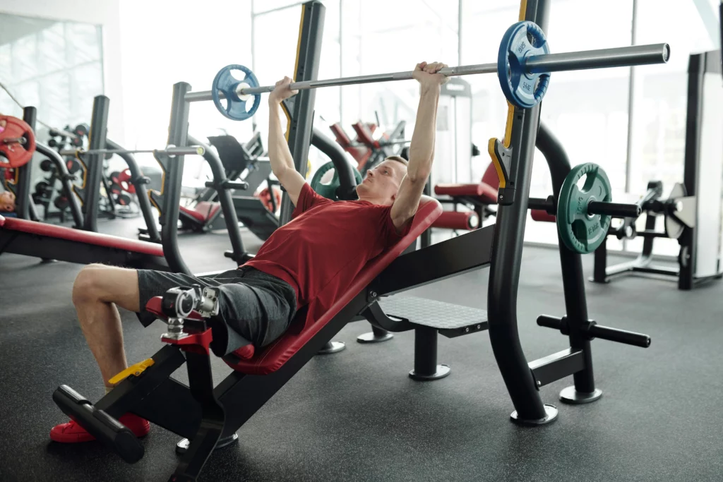 incline bench press